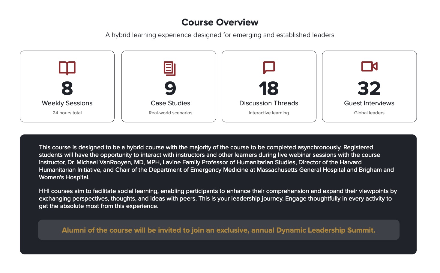 Dynamic Leadership Course Overview