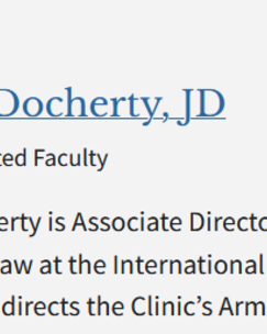 headshot of Bonnie Docherty, JD