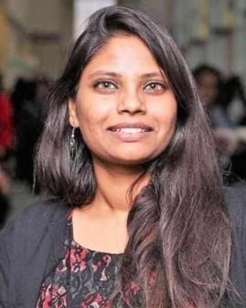 Himi Mathur smiling